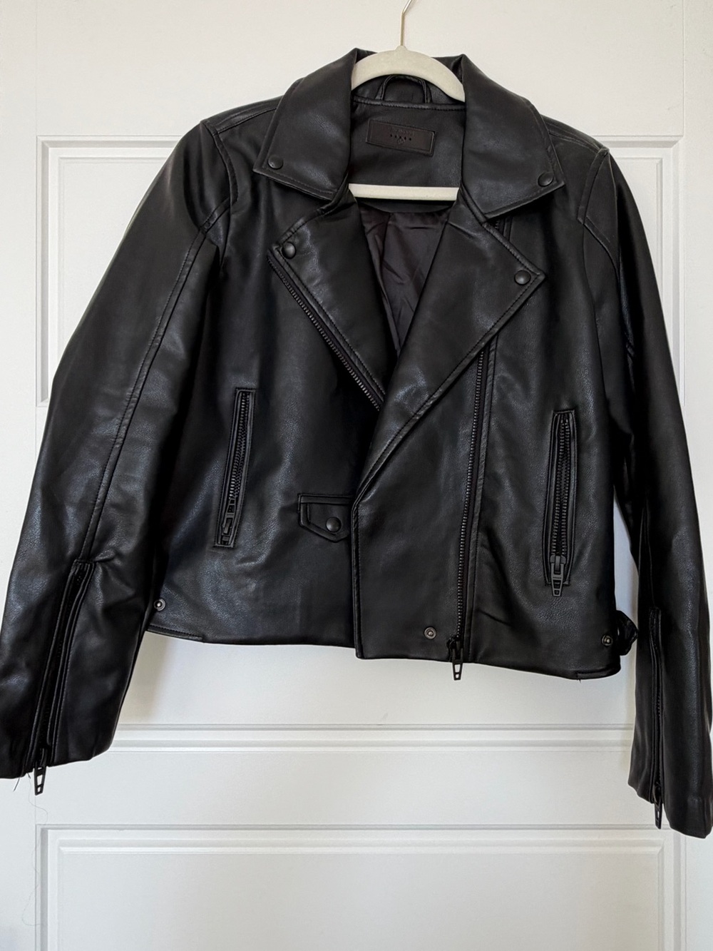 Blank NYC Black Leather Jacket - WORN ONCE!